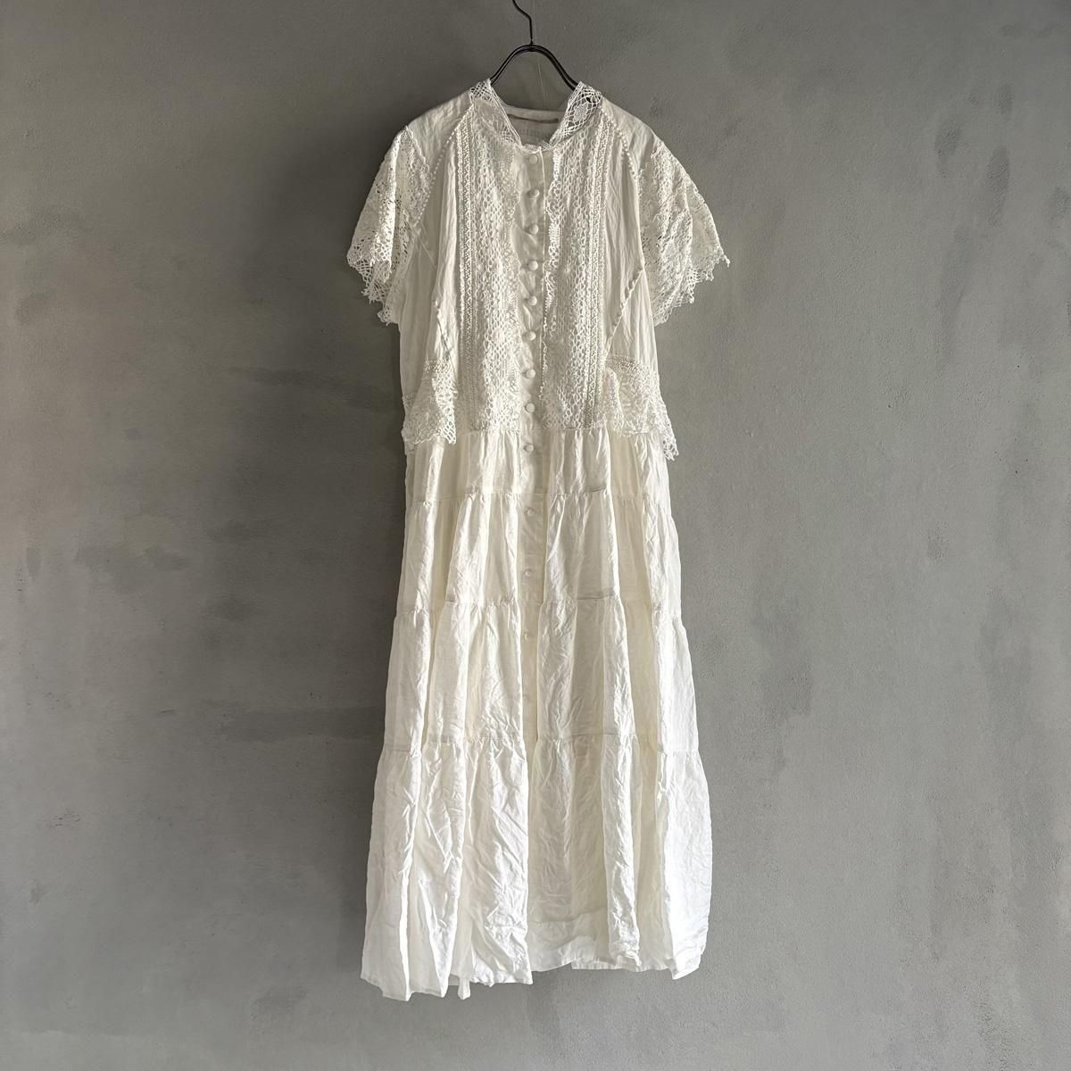 <img class='new_mark_img1' src='https://img.shop-pro.jp/img/new/icons13.gif' style='border:none;display:inline;margin:0px;padding:0px;width:auto;' />HALLELUJAH 6,  Edwardian Robeʥϥ ɥǥ ֡Off White