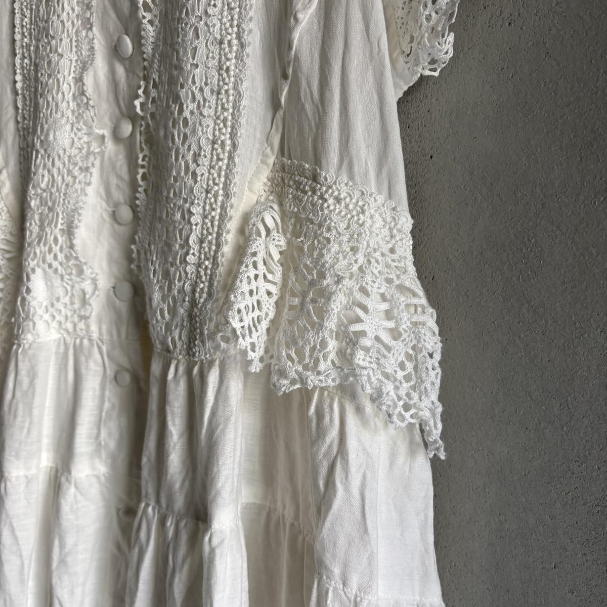 <img class='new_mark_img1' src='https://img.shop-pro.jp/img/new/icons13.gif' style='border:none;display:inline;margin:0px;padding:0px;width:auto;' />HALLELUJAH 6,  Edwardian Robeʥϥ ɥǥ ֡Off White
