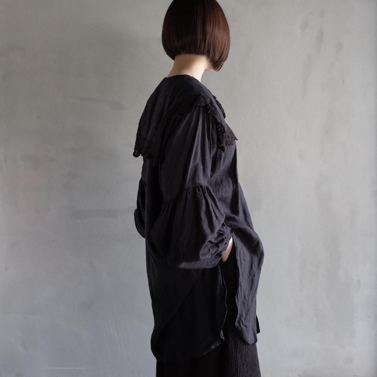 HALLELUJAH 5, Chemise Religieuse_col carreʥϥ ƻ֥饦 ܥå顼Black