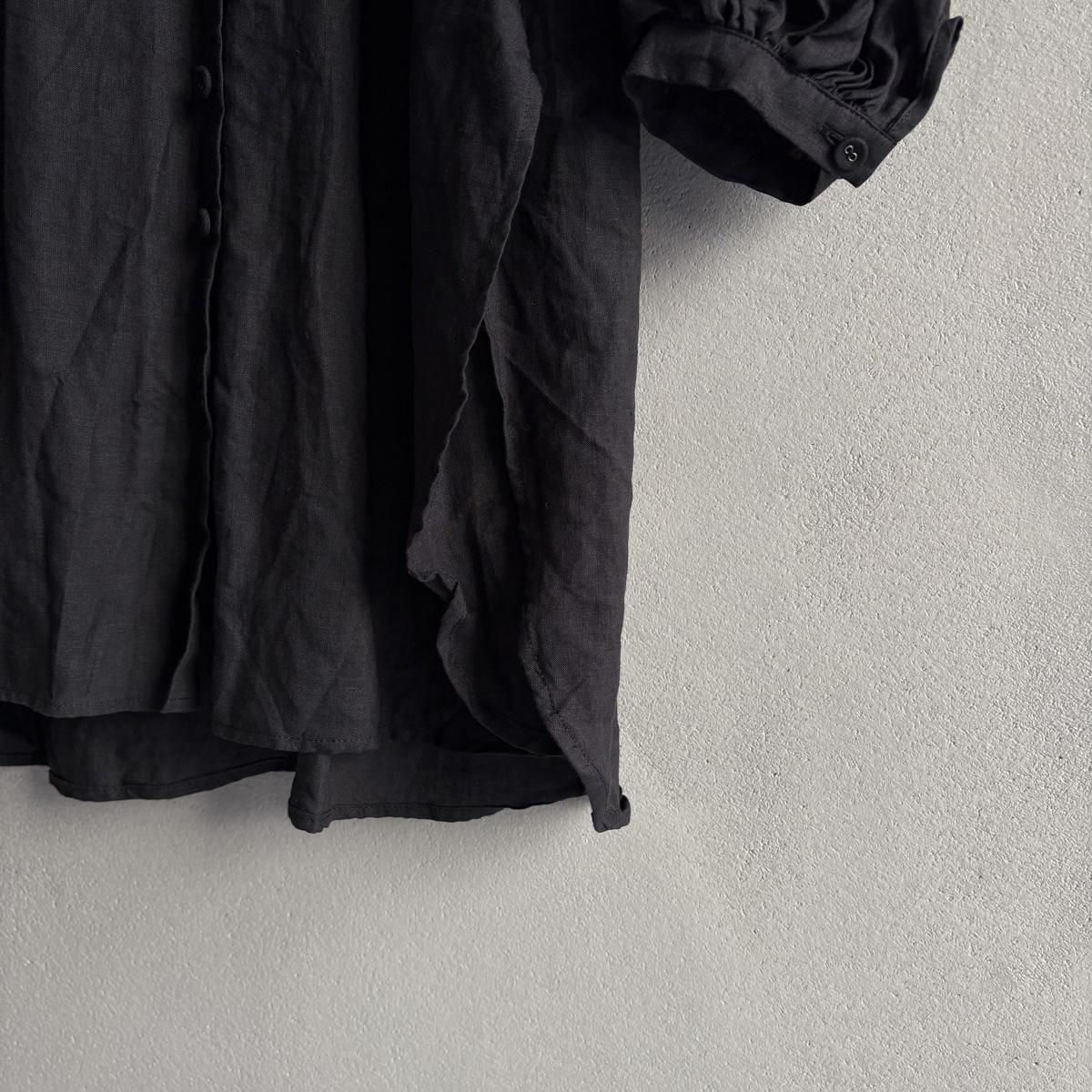 <img class='new_mark_img1' src='https://img.shop-pro.jp/img/new/icons13.gif' style='border:none;display:inline;margin:0px;padding:0px;width:auto;' />HALLELUJAH 5, Chemise Religieuse_col carreʥϥ ƻ֥饦 ܥå顼Black