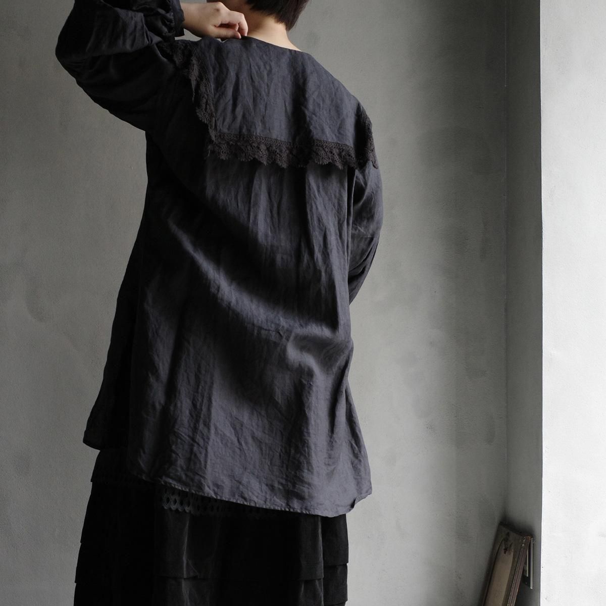 HALLELUJAH 5, Chemise Religieuse_col carreʥϥ ƻ֥饦 ܥå顼Black