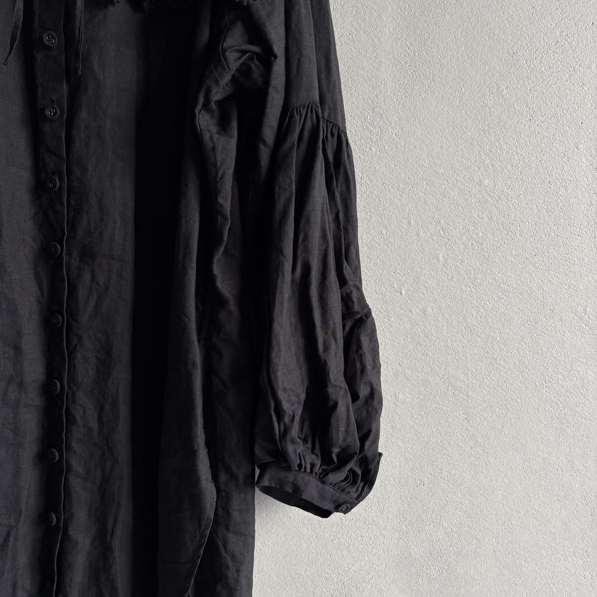 <img class='new_mark_img1' src='https://img.shop-pro.jp/img/new/icons13.gif' style='border:none;display:inline;margin:0px;padding:0px;width:auto;' />HALLELUJAH 5, Chemise Religieuse_col carreʥϥ ƻ֥饦 ܥå顼Black