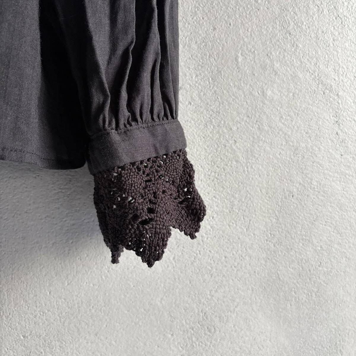 <img class='new_mark_img1' src='https://img.shop-pro.jp/img/new/icons13.gif' style='border:none;display:inline;margin:0px;padding:0px;width:auto;' />HALLELUJAH 2, Chemise a Dentelleʥϥ 졼 ֥饦Black