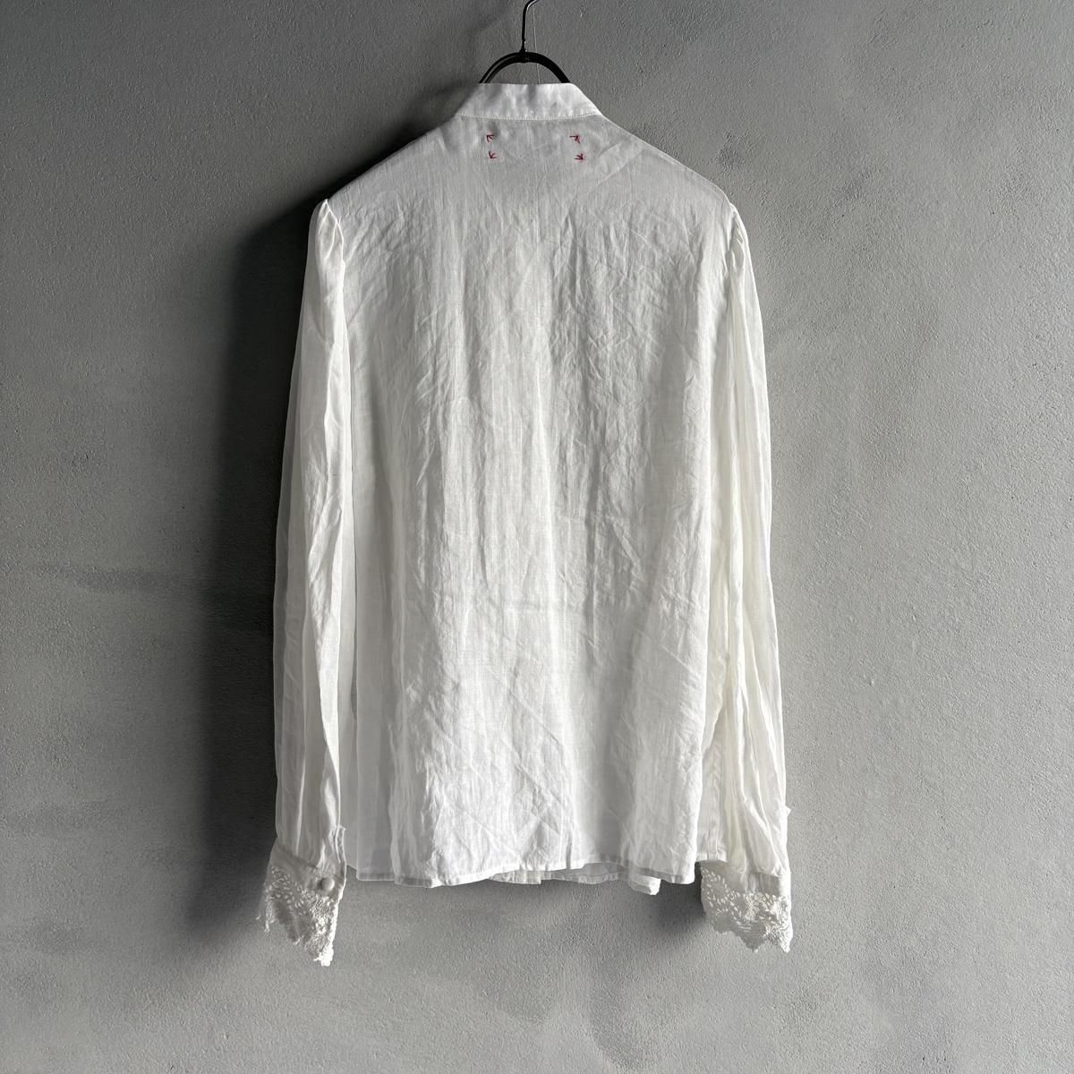 <img class='new_mark_img1' src='https://img.shop-pro.jp/img/new/icons13.gif' style='border:none;display:inline;margin:0px;padding:0px;width:auto;' />HALLELUJAH 2, Chemise a Dentelleʥϥ 졼 ֥饦Off White