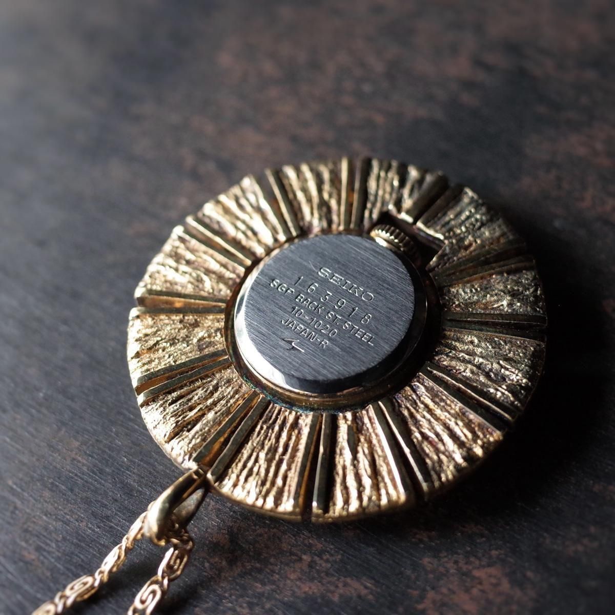 SEIKO PENDANT WATCH ( ڥȥå) С GOLD