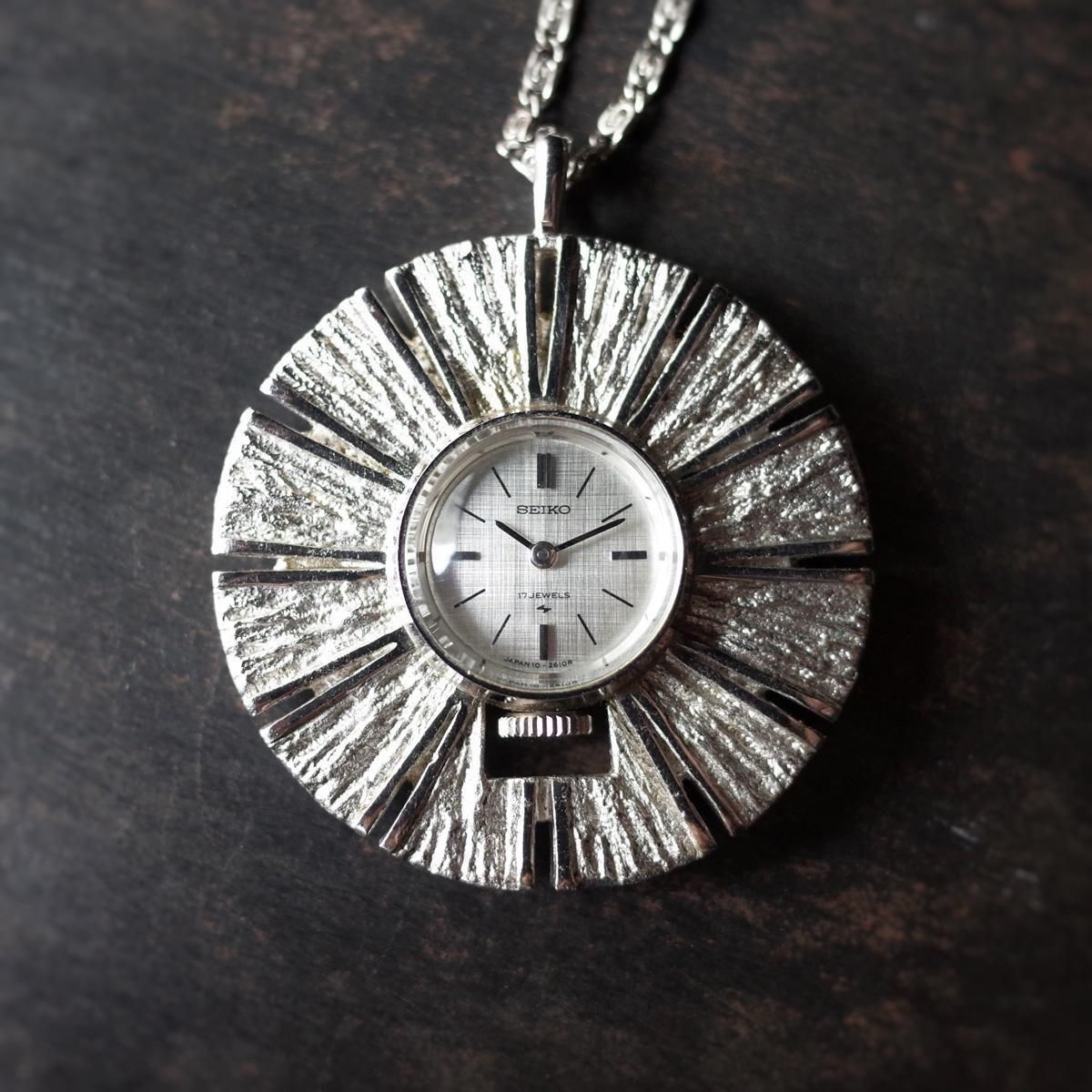 SEIKO PENDANT WATCHʥ ڥȥå˥С SILVER