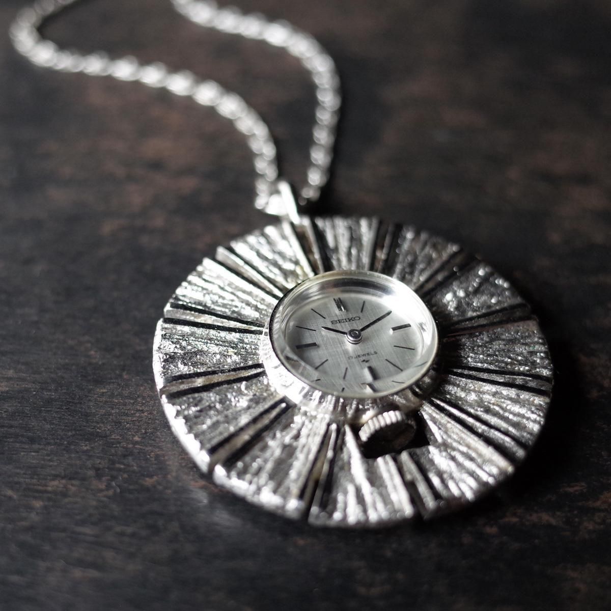 SEIKO PENDANT WATCHʥ ڥȥå˥С SILVER