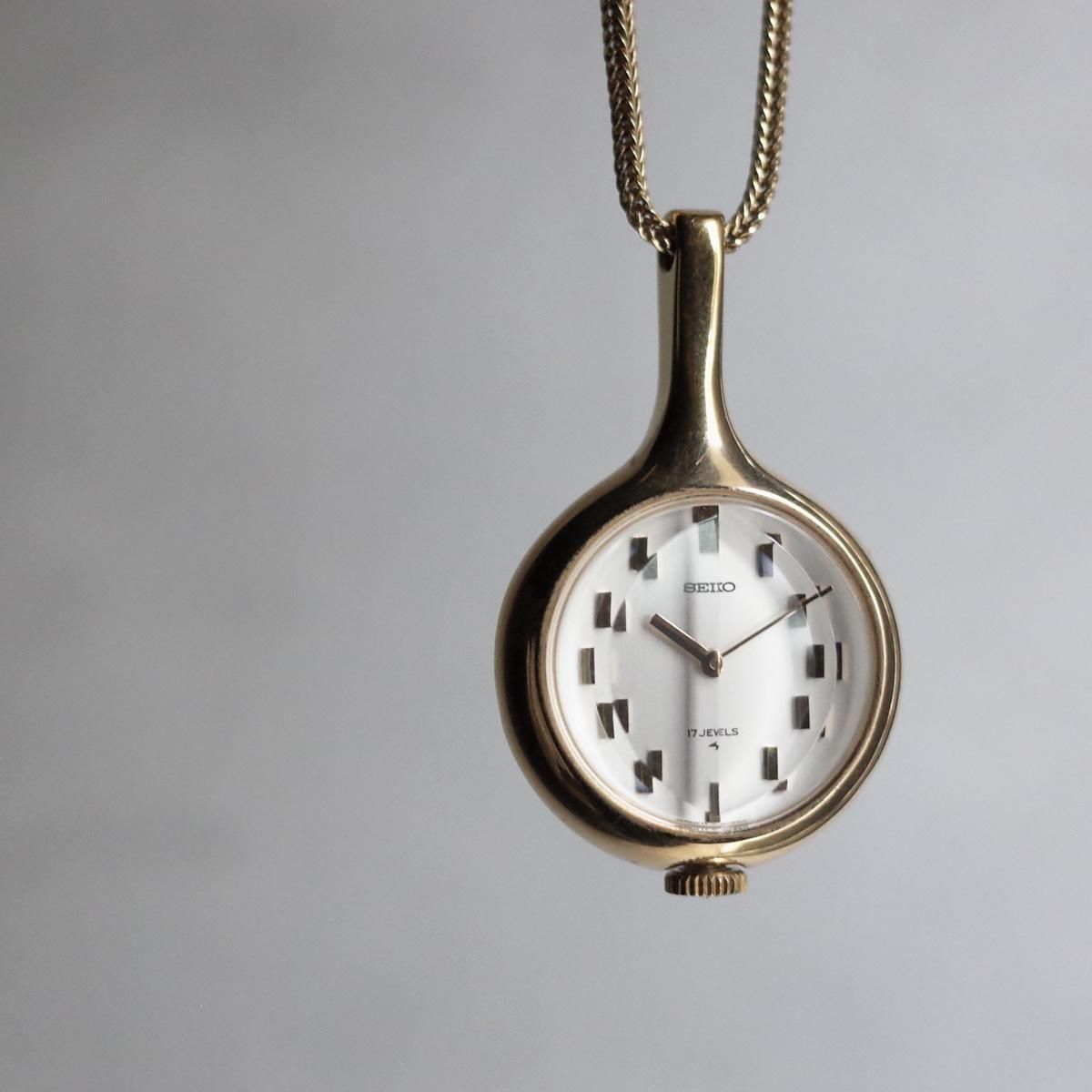 SEIKO PENDANT WATCHʥ ڥȥåˤ ĥСǥå åȥ饹