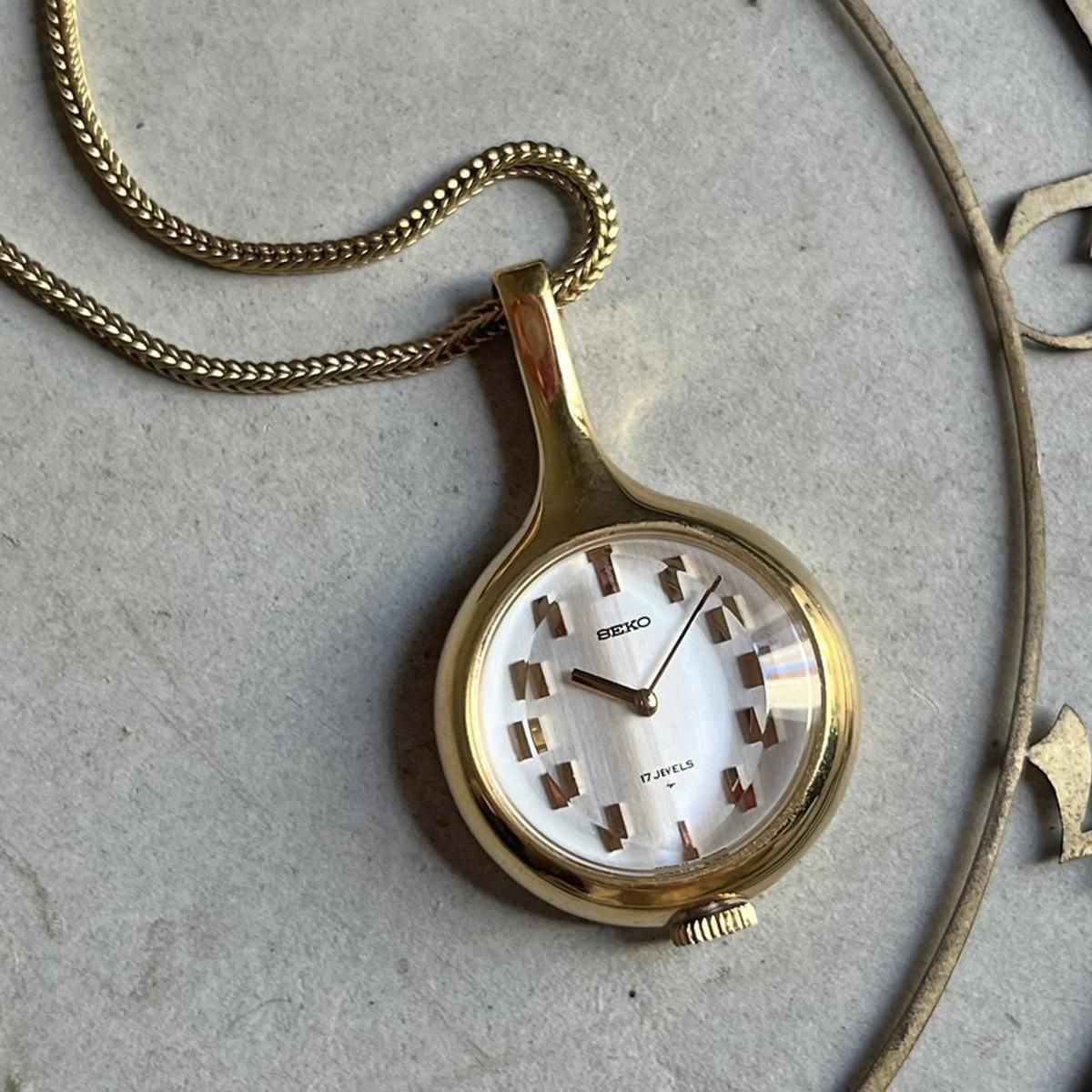 SEIKO PENDANT WATCHʥ ڥȥåˤ ĥСǥå åȥ饹