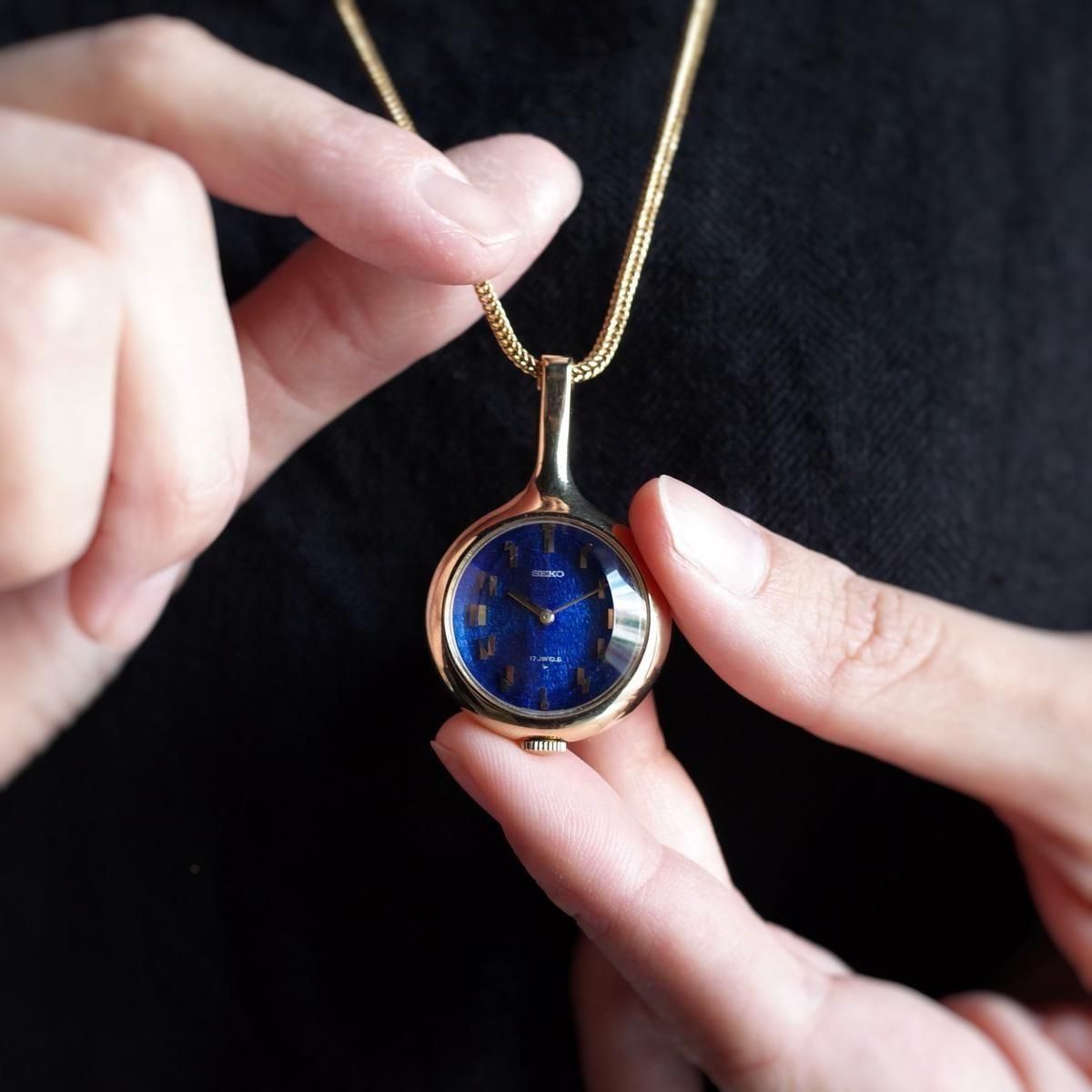 SEIKO PENDANT WATCHʥ ڥȥåˤ ĥСǥå åȥ饹 ʸ