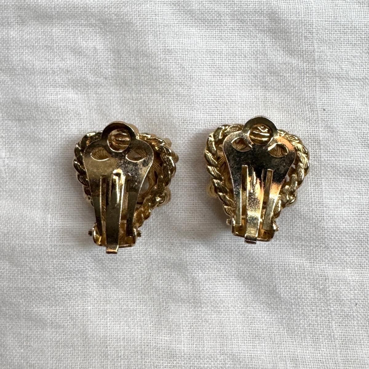 1960ǯ ᥿ ѡץڥ ե  Dead StockMetal Flower Earrings
