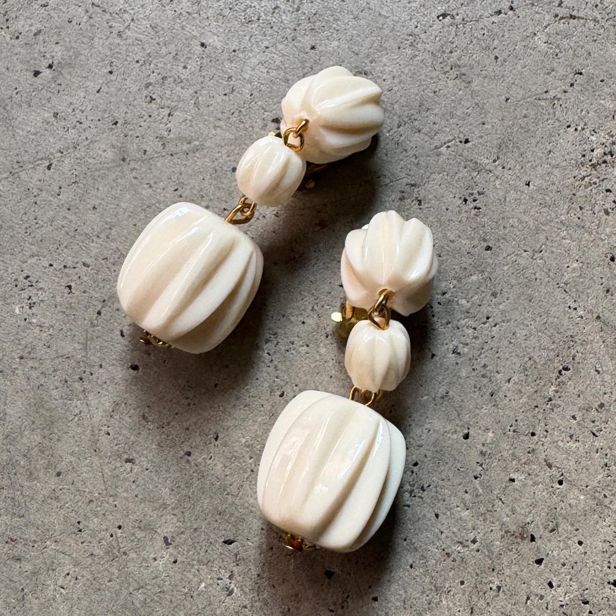 1940-50ǯ ɥץ饹å ȥץ  Dead StockPlastic Earrings