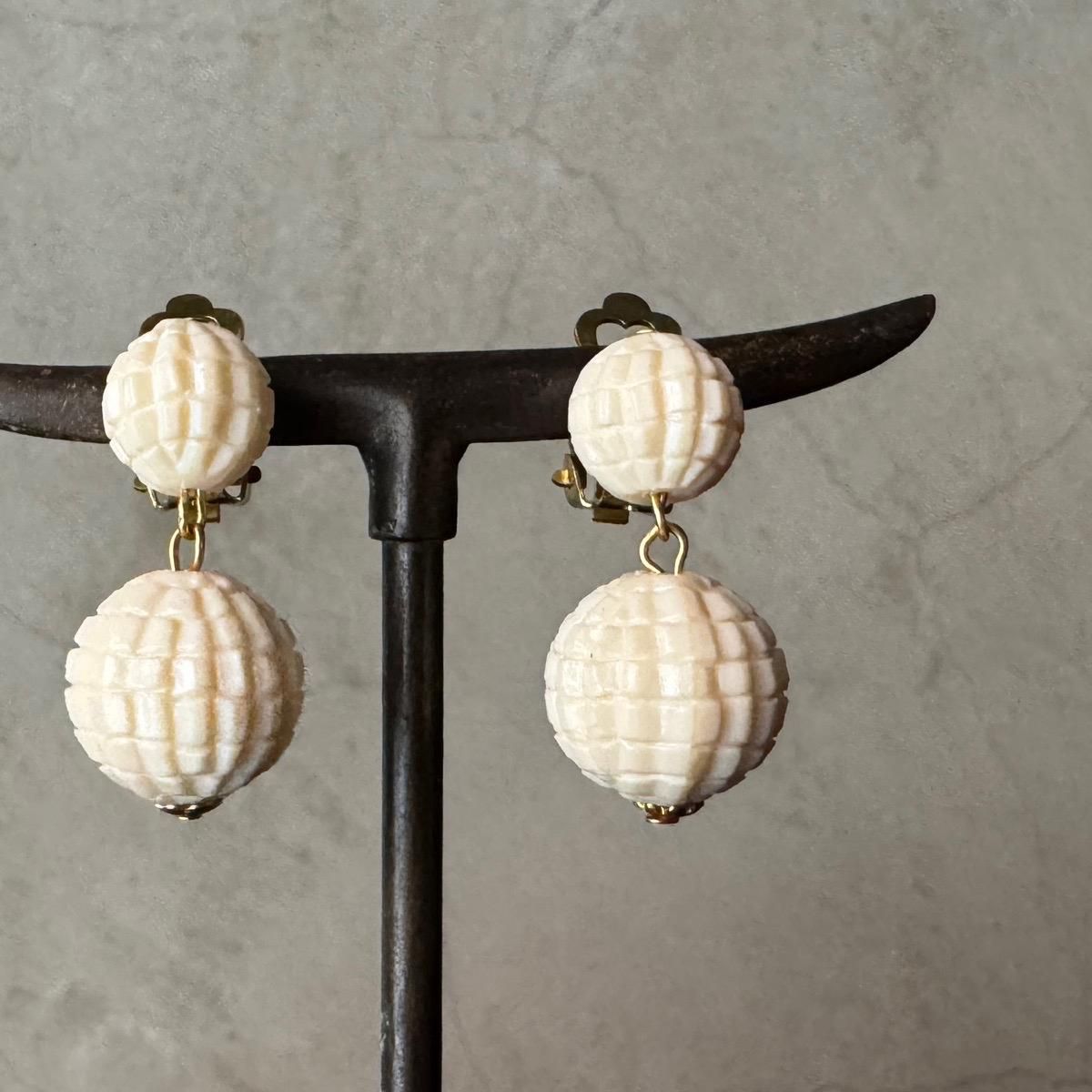 1940-50ǯ ɥץ饹å ʻ ܡ  Dead StockPlastic Earrings
