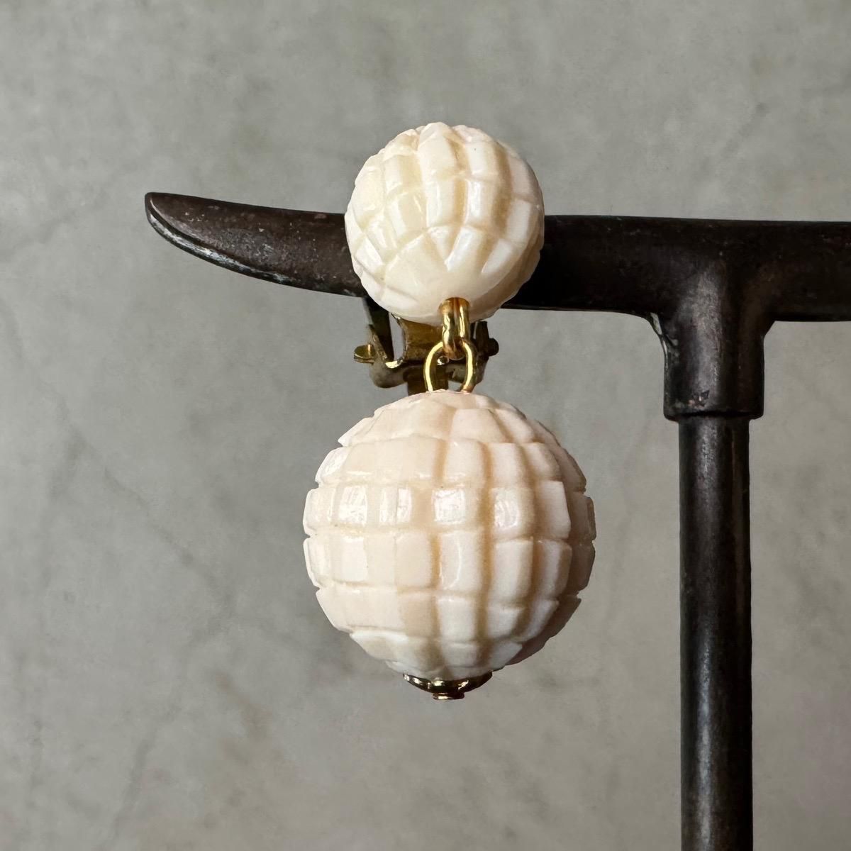 1940-50ǯ ɥץ饹å ʻ ܡ  Dead StockPlastic Earrings