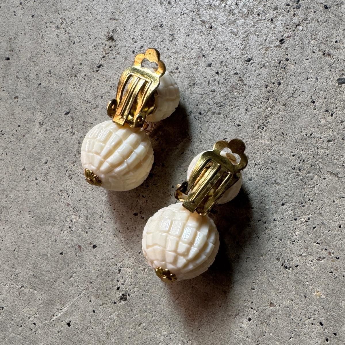 1940-50ǯ ɥץ饹å ʻ ܡ  Dead StockPlastic Earrings