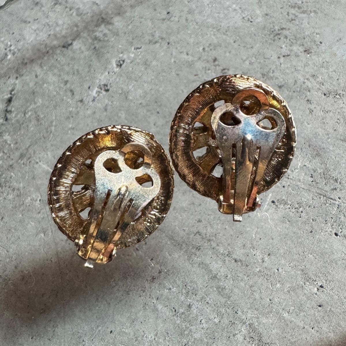 1960ǯ ֥롼 ѡ 饦  Dead StockMetal  Earrings