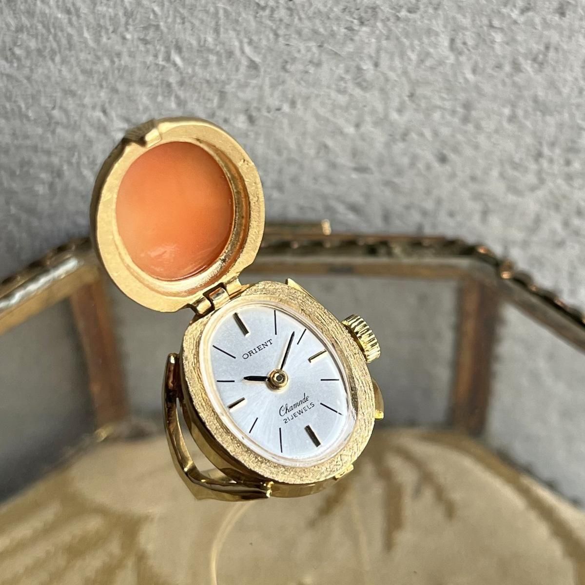 <img class='new_mark_img1' src='https://img.shop-pro.jp/img/new/icons13.gif' style='border:none;display:inline;margin:0px;padding:0px;width:auto;' />ORIENT Chamade RING WATCHʥꥨ ޡ 󥰥å˥ᥪ Сå