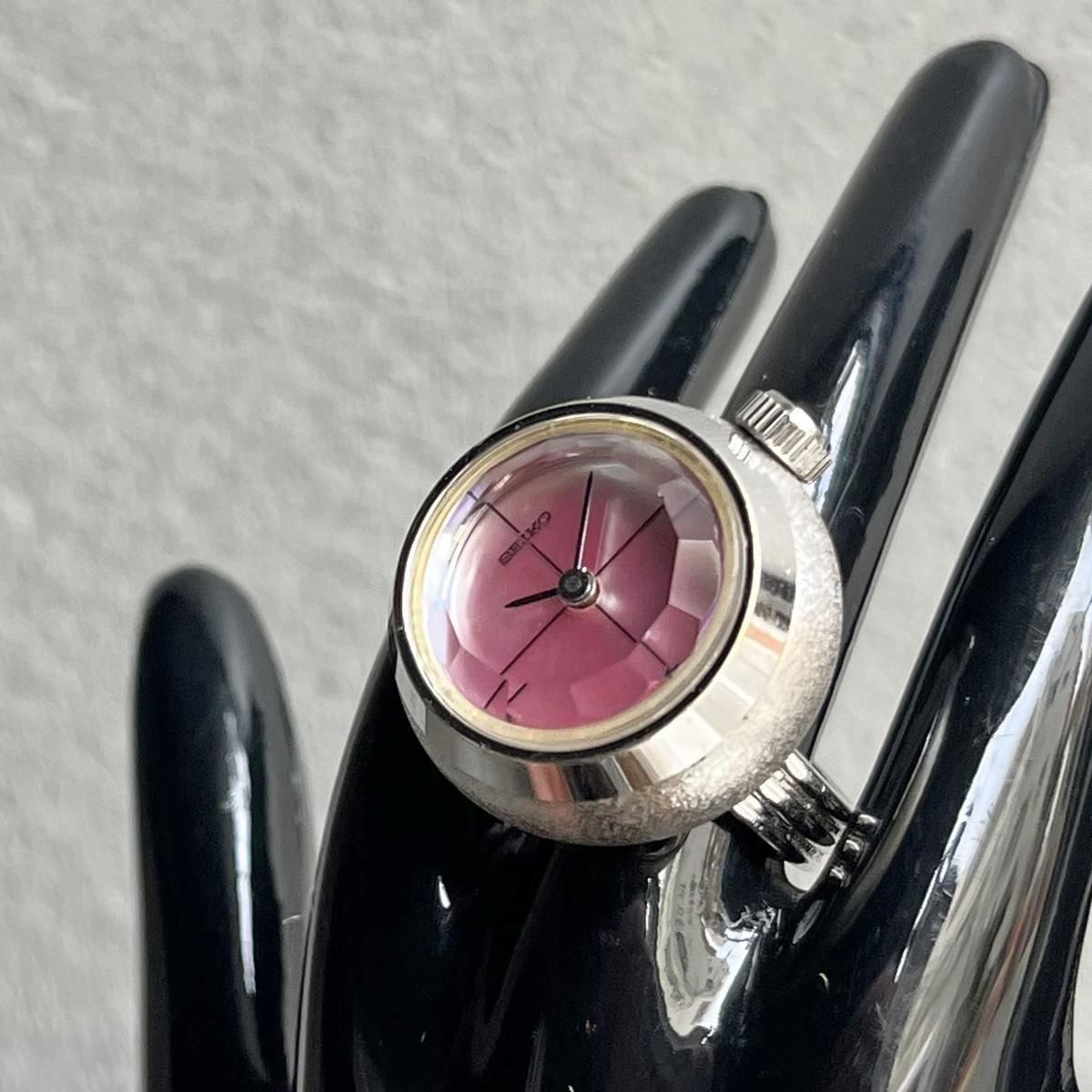 SEIKO RING WATCH ( 󥰥å) ԥ󥯥ʸ åȥ饹