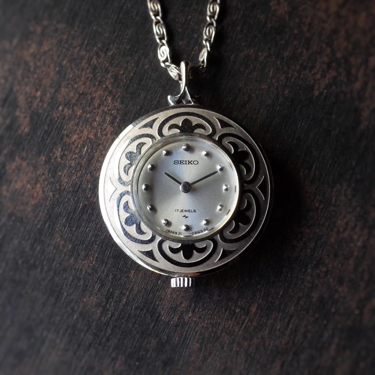 SEIKO PENDANT WATCHʥ ڥȥå SILVER