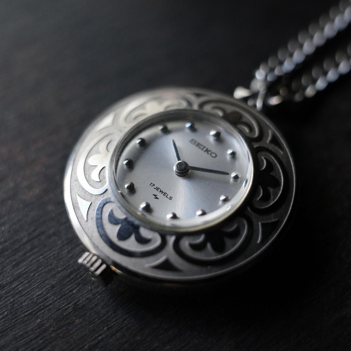 SEIKO PENDANT WATCHʥ ڥȥå SILVER
