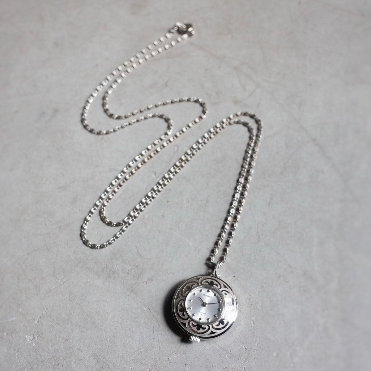 SEIKO PENDANT WATCHʥ ڥȥå SILVER