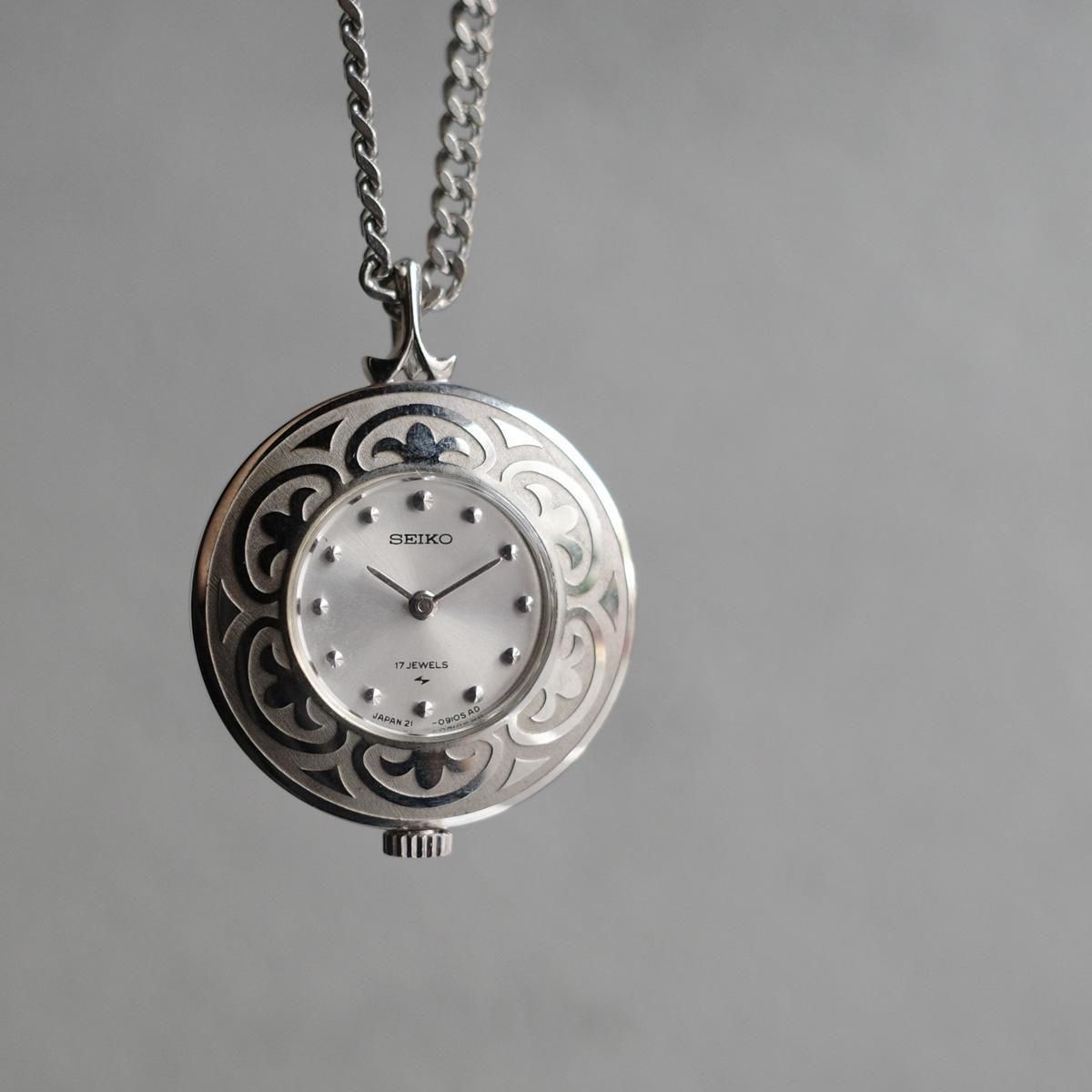 SEIKO PENDANT WATCHʥ ڥȥå SILVER