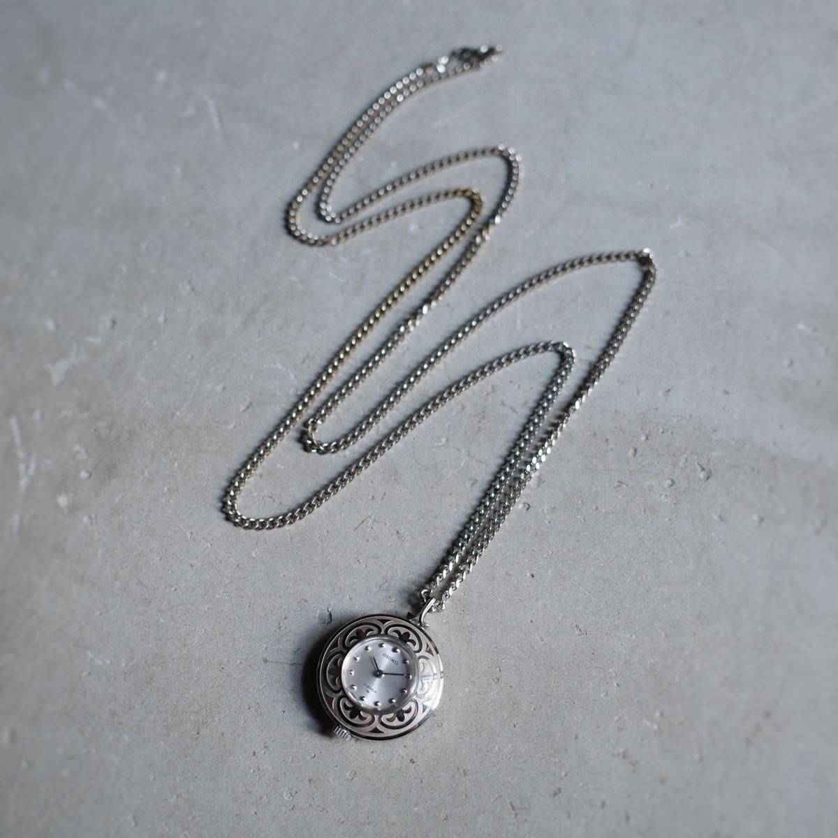 SEIKO PENDANT WATCHʥ ڥȥå SILVER