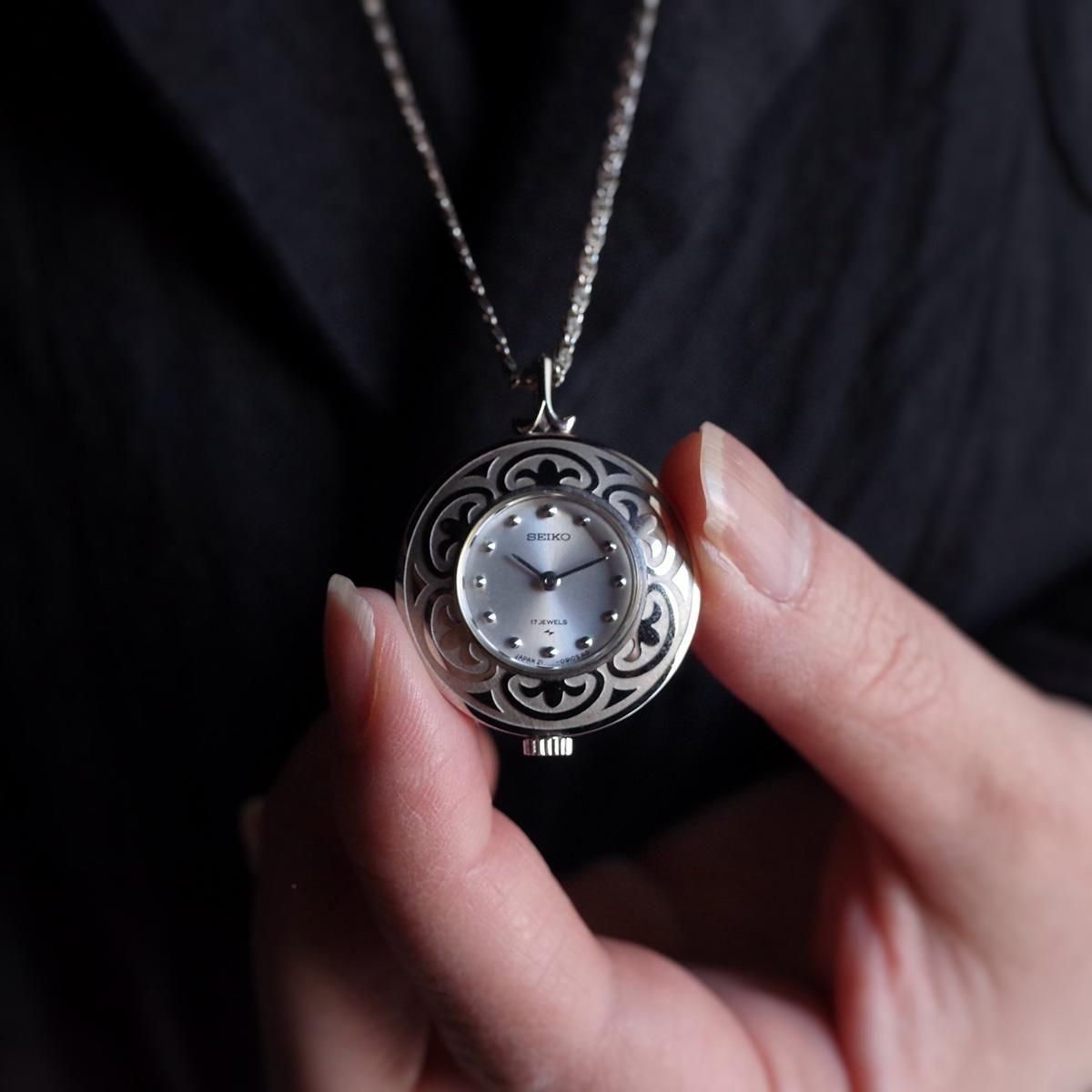 SEIKO PENDANT WATCHʥ ڥȥå SILVER