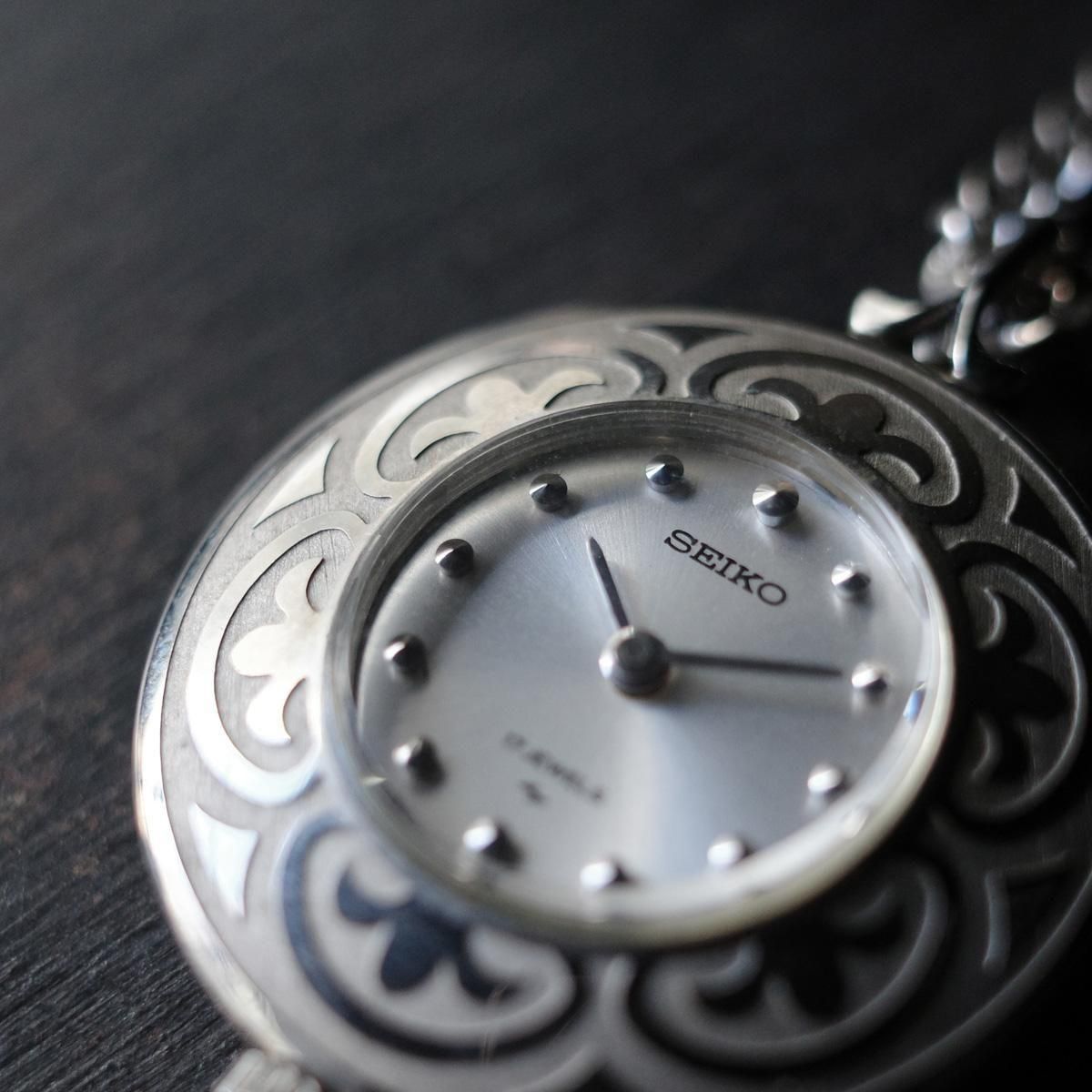SEIKO PENDANT WATCHʥ ڥȥå SILVER