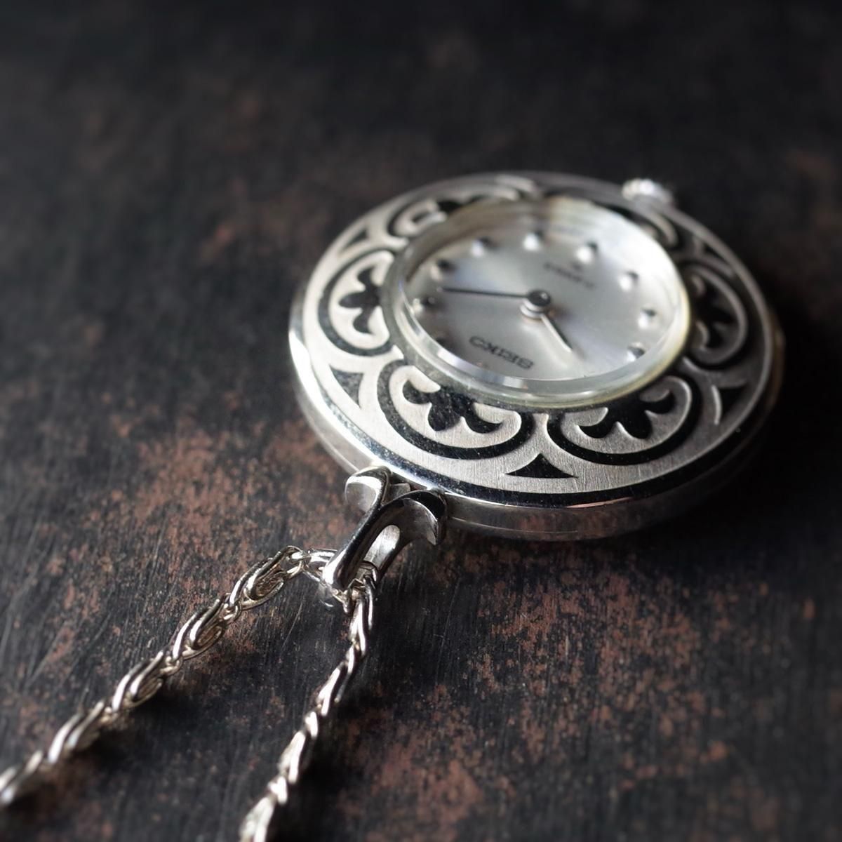 SEIKO PENDANT WATCHʥ ڥȥå SILVER