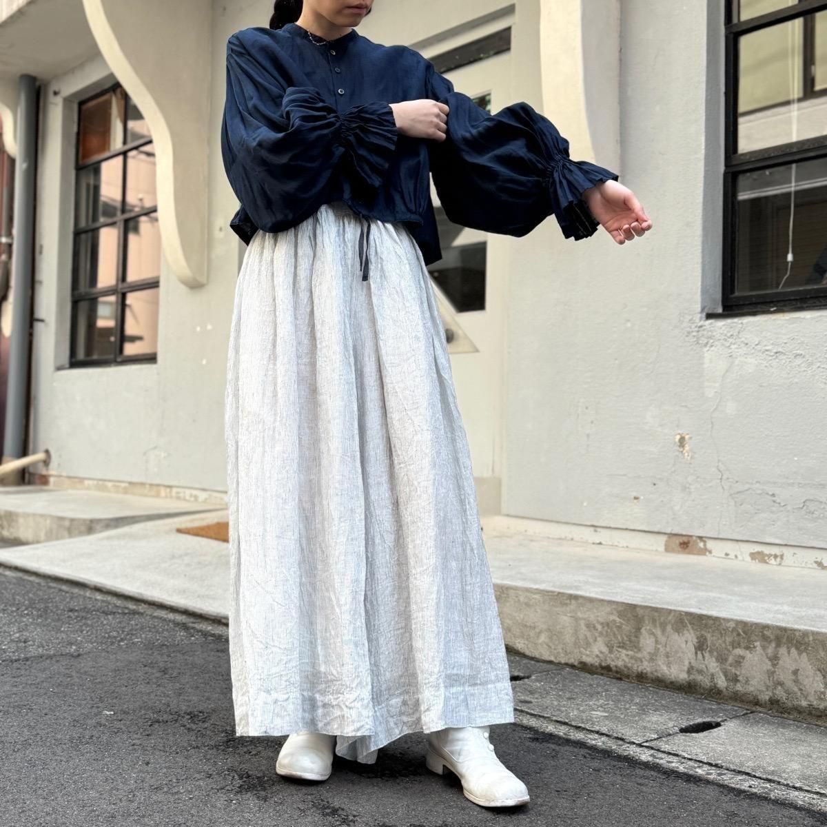 suzuki takayuki スズキタカユキ puff-sleeve blouse [T001-12