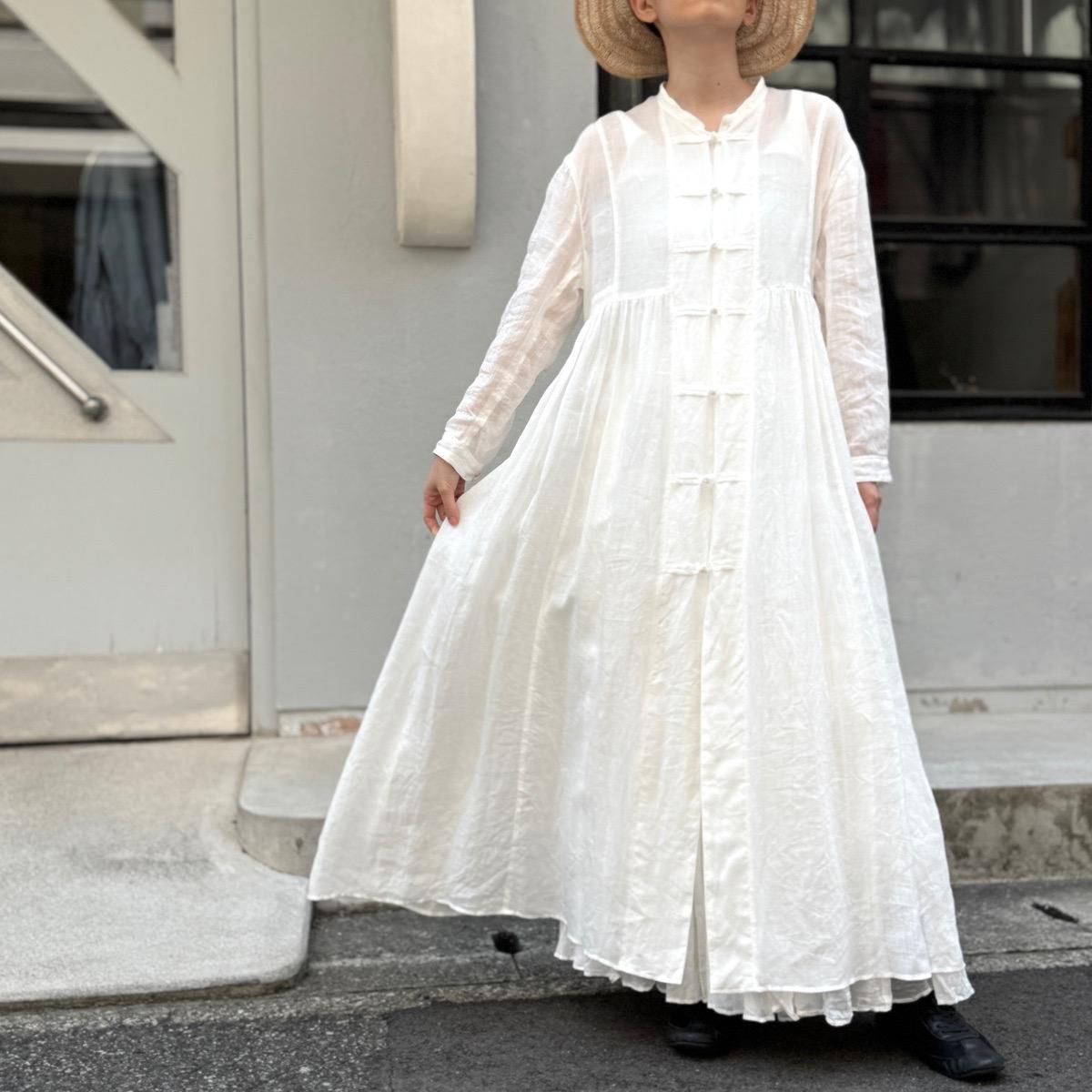 suzuki takayuki chinese knot dressʥ業 㥤ˡΥåȥɥ쥹White