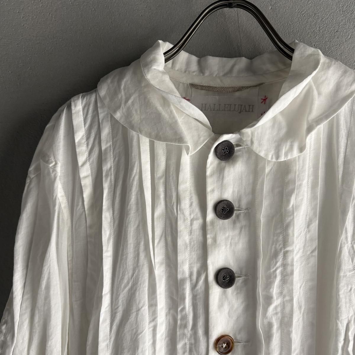<img class='new_mark_img1' src='https://img.shop-pro.jp/img/new/icons13.gif' style='border:none;display:inline;margin:0px;padding:0px;width:auto;' />HALLELUJAH 1,  Manteau de Bapt  emeʥꥹ ޥȡOff White