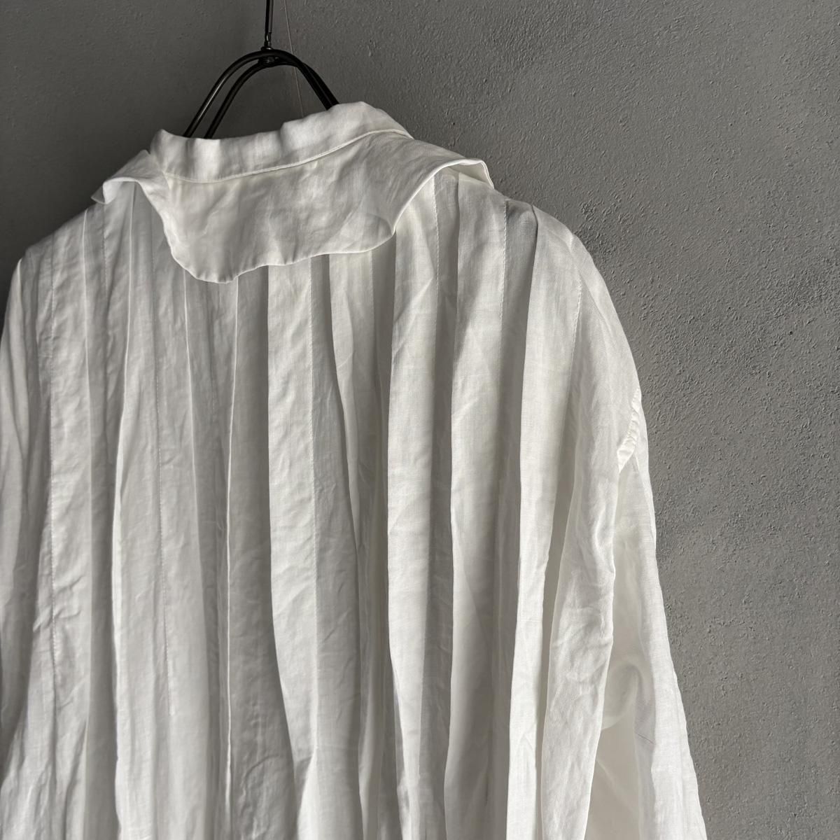 <img class='new_mark_img1' src='https://img.shop-pro.jp/img/new/icons13.gif' style='border:none;display:inline;margin:0px;padding:0px;width:auto;' />HALLELUJAH 1,  Manteau de Bapt  emeʥꥹ ޥȡOff White