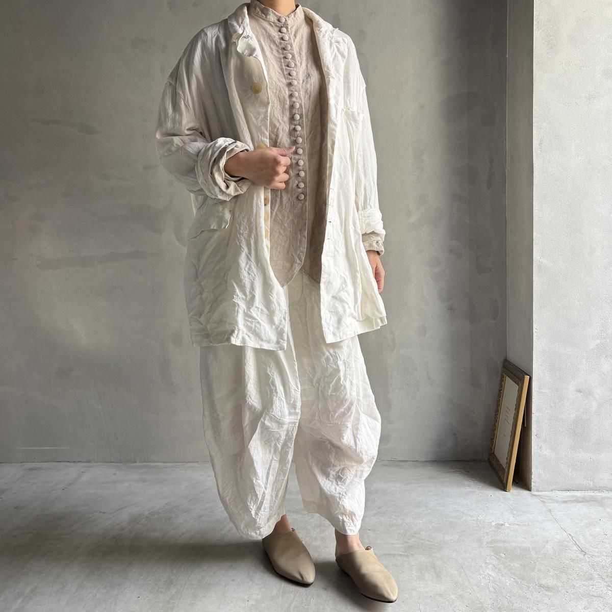 <img class='new_mark_img1' src='https://img.shop-pro.jp/img/new/icons13.gif' style='border:none;display:inline;margin:0px;padding:0px;width:auto;' />HALLELUJAH 4, Pantalon faunʥϥ ѥ ѥ󥿥 Off White