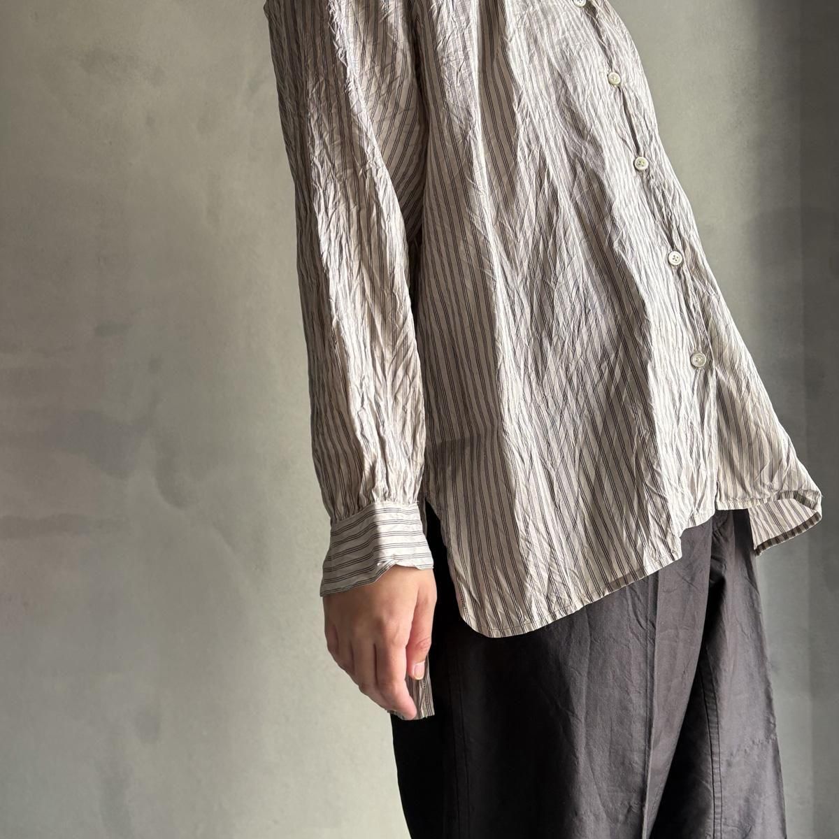 CHRISTIAN PEAU CP GN BLOUSEʥꥹ ݡ ֥饦NAVY STRIPE