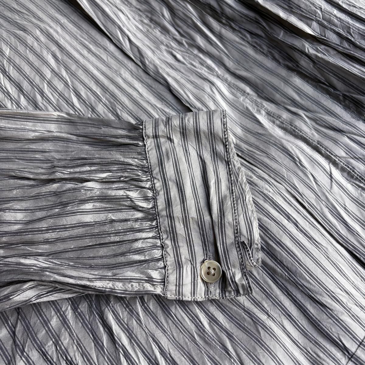 CHRISTIAN PEAU CP FP BLOUSE 001ʥꥹ ݡ ֥饦NAVY STRIPE