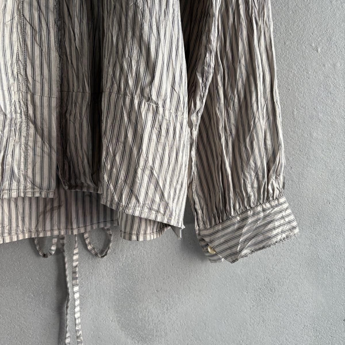 CHRISTIAN PEAU CP FP BLOUSE 001ʥꥹ ݡ ֥饦NAVY STRIPE