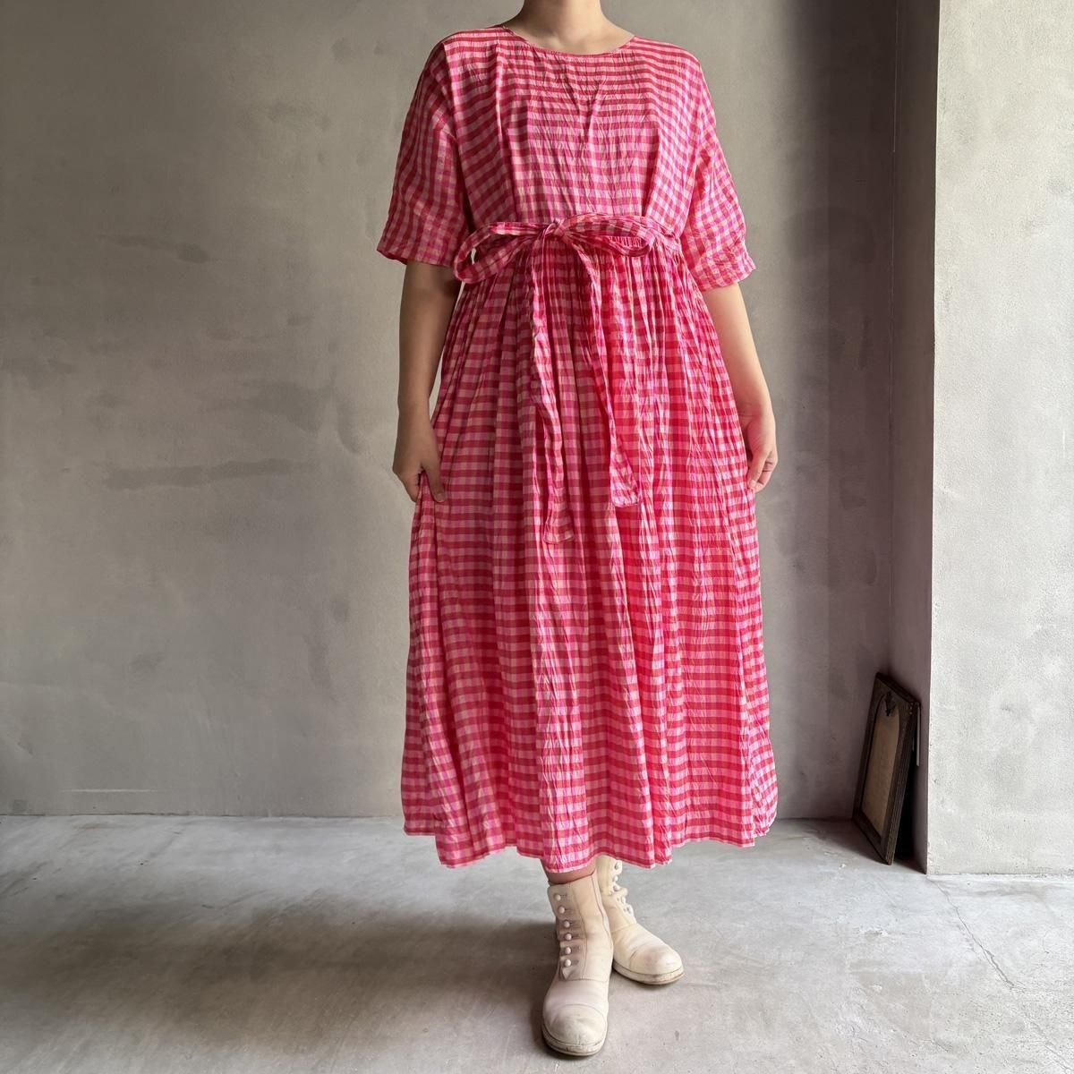 CHRISTIAN PEAU CP WR 002 OPʥꥹ ݡ ԡPINK CHECK