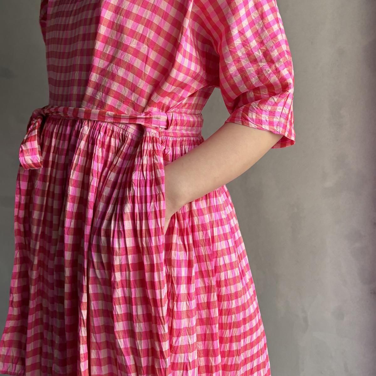 CHRISTIAN PEAU CP WR 002 OPʥꥹ ݡ ԡPINK CHECK
