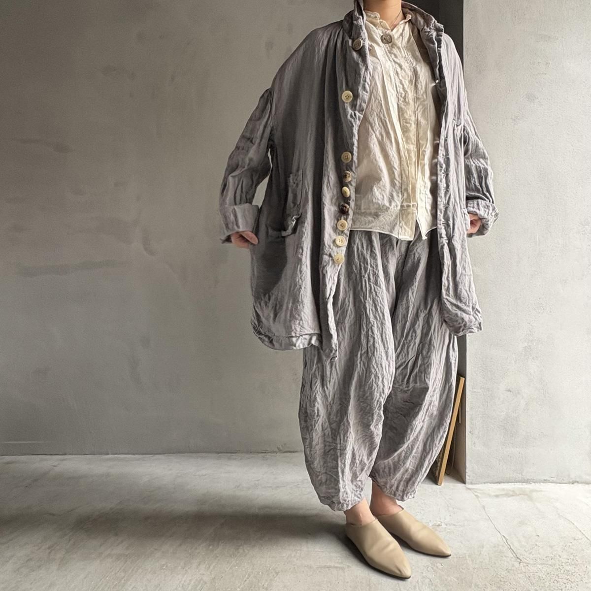 <img class='new_mark_img1' src='https://img.shop-pro.jp/img/new/icons13.gif' style='border:none;display:inline;margin:0px;padding:0px;width:auto;' />HALLELUJAH 4, Pantalon faunʥϥ ѥ ѥ󥿥 Charcoal Dyed