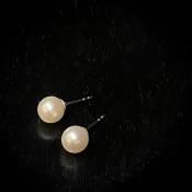 ơ С ѡ åɥԥSilver Pearl Earrings