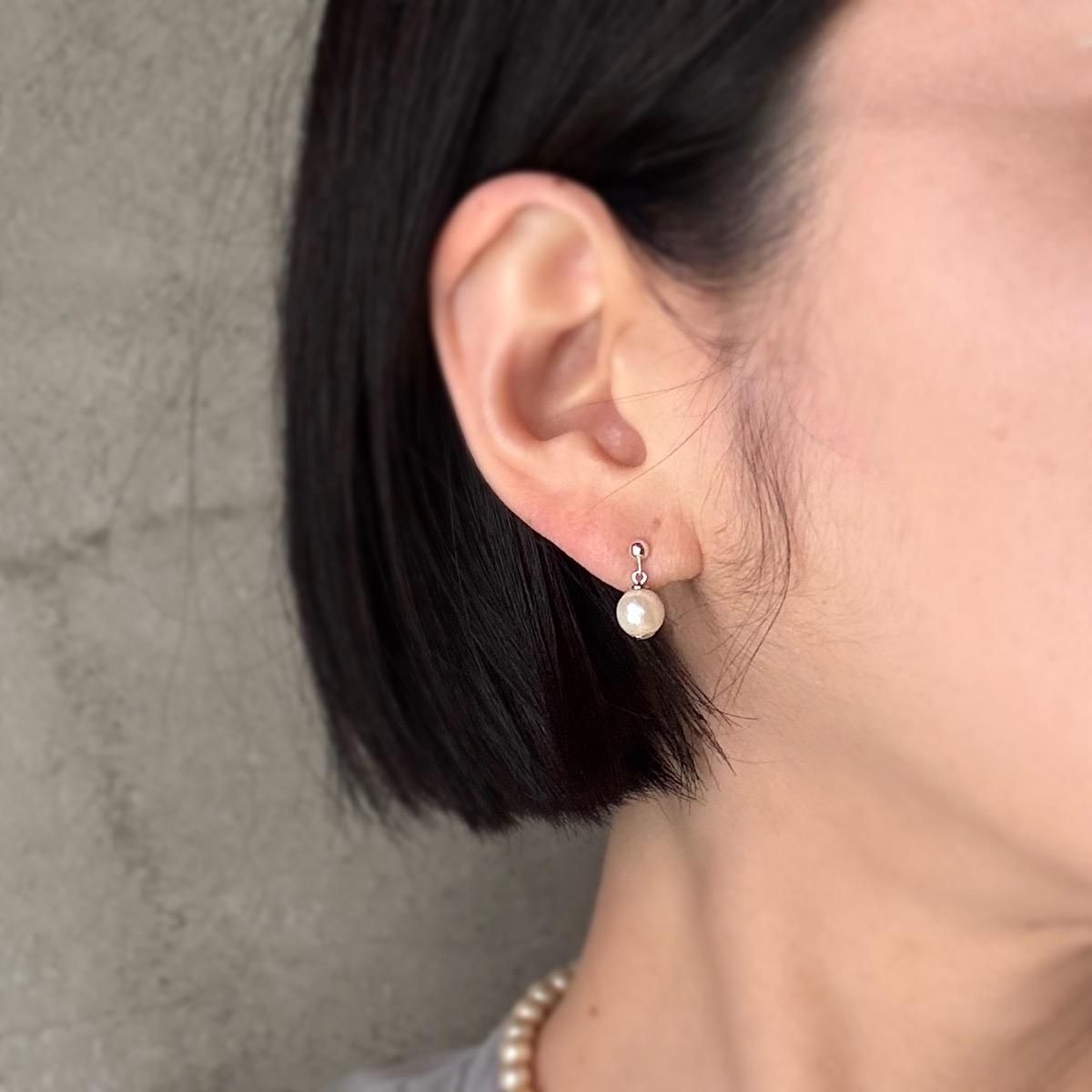 ơ С ѡ 󥰥ԥSilver Pearl Earrings