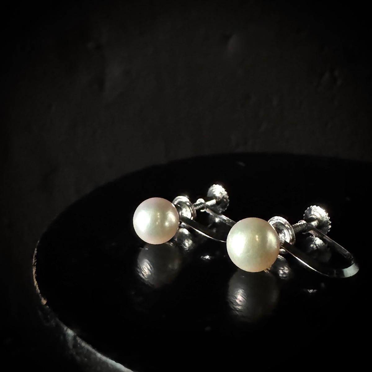 ơ С ѡ 󥰡Silver Pearl Earrings