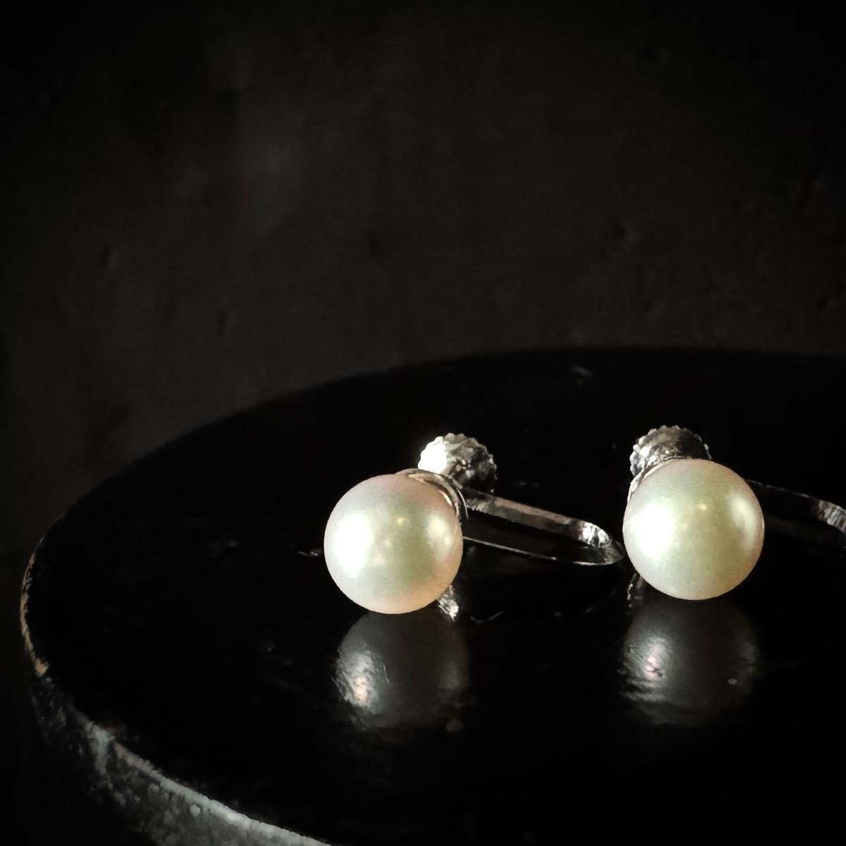 ơ С ѡ 󥰡Silver Pearl Earrings