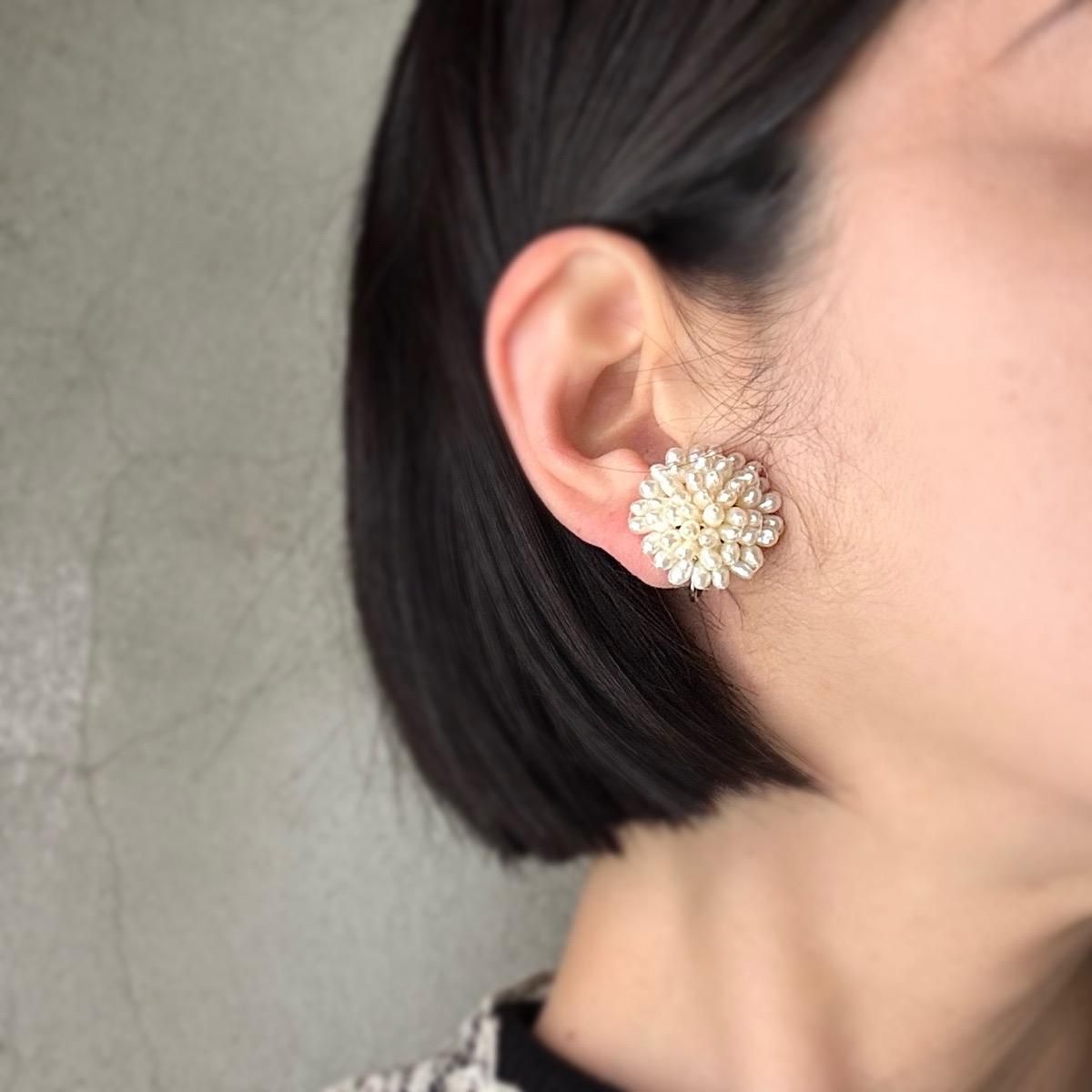 ơ ᥿ øѡ ե󥰡Silver Freshwater Pearl EarringsˤͤХͼ