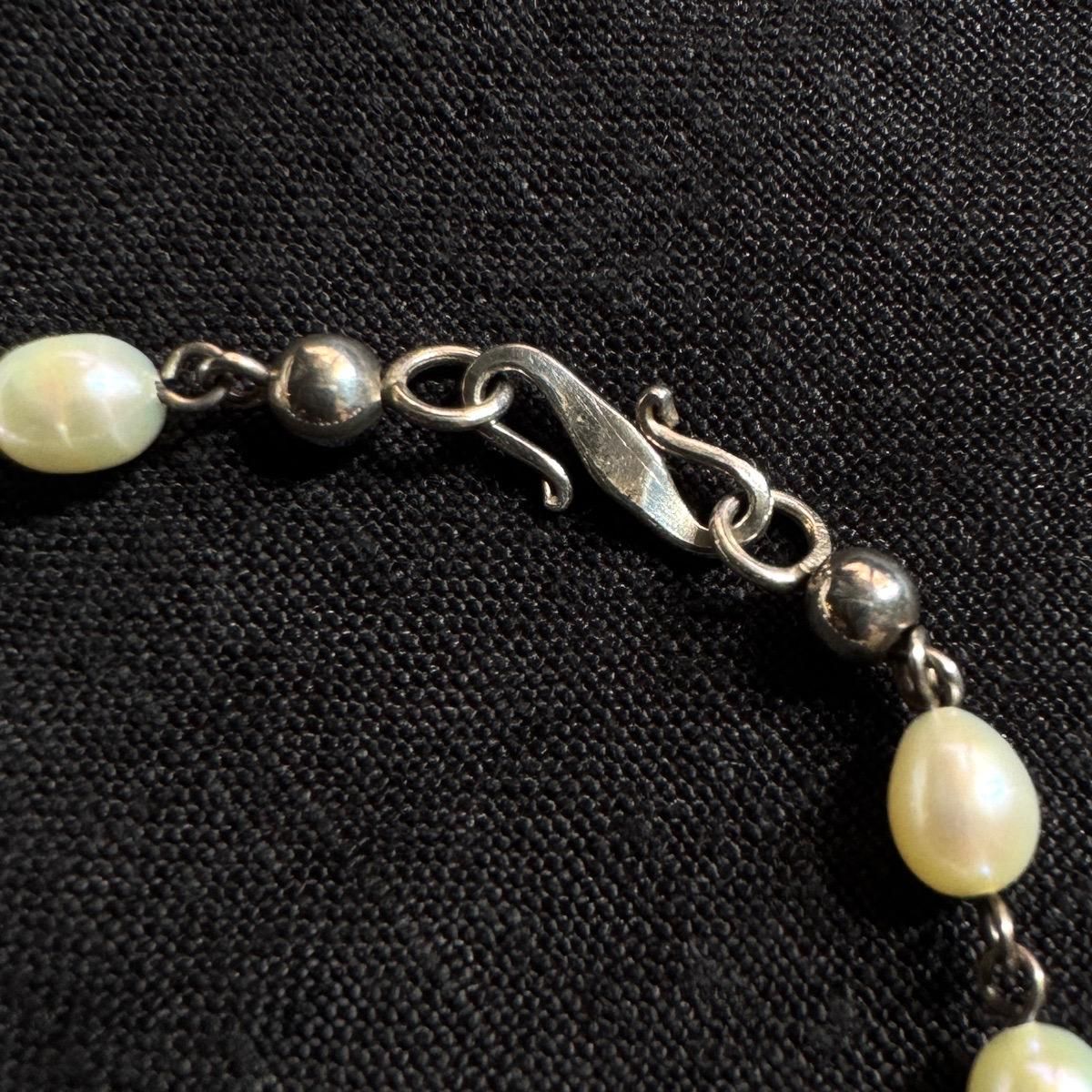 ơ С Хøѡ ֥쥹åȡSilver Freshwater Pearl Bracelet