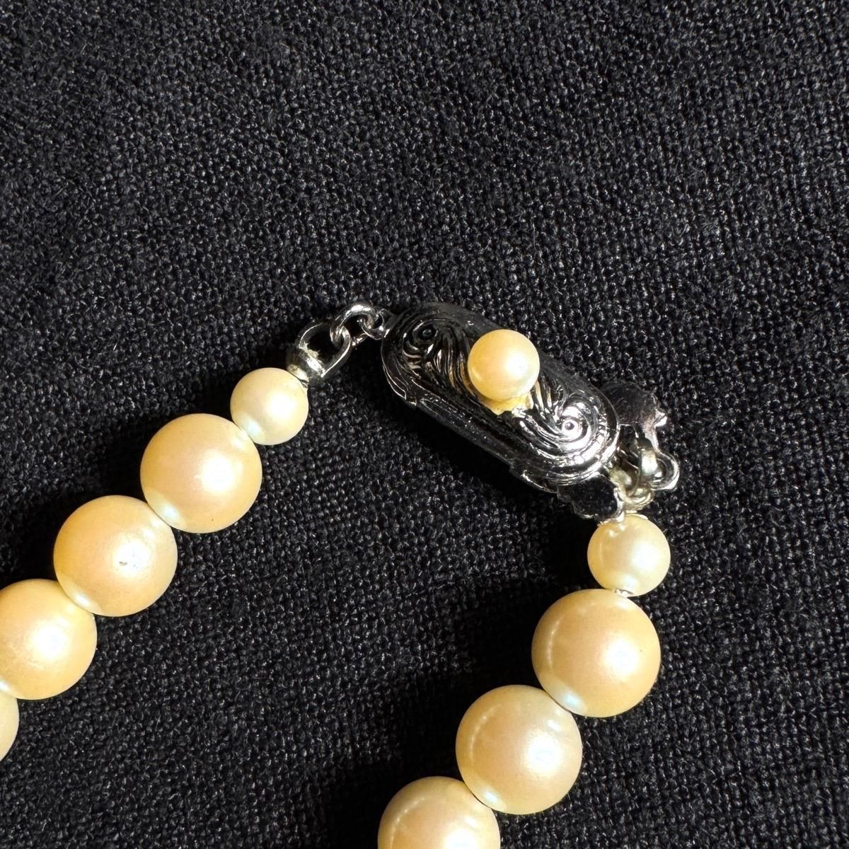 ơ С 饹ѡ ͥå쥹Silver Pearl Necklace