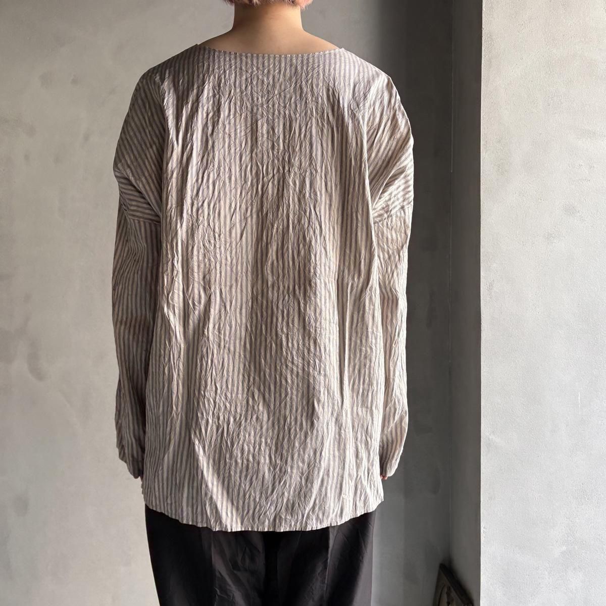 <img class='new_mark_img1' src='https://img.shop-pro.jp/img/new/icons13.gif' style='border:none;display:inline;margin:0px;padding:0px;width:auto;' />CHRISTIAN PEAU CP R/N LSʥꥹ ݡ ݶ Ĺµ åȥNAVY STRIPE