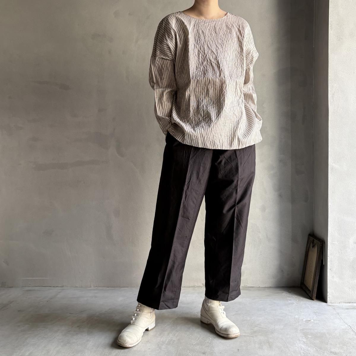 <img class='new_mark_img1' src='https://img.shop-pro.jp/img/new/icons13.gif' style='border:none;display:inline;margin:0px;padding:0px;width:auto;' />CHRISTIAN PEAU CP R/N LSʥꥹ ݡ ݶ Ĺµ åȥNAVY STRIPE